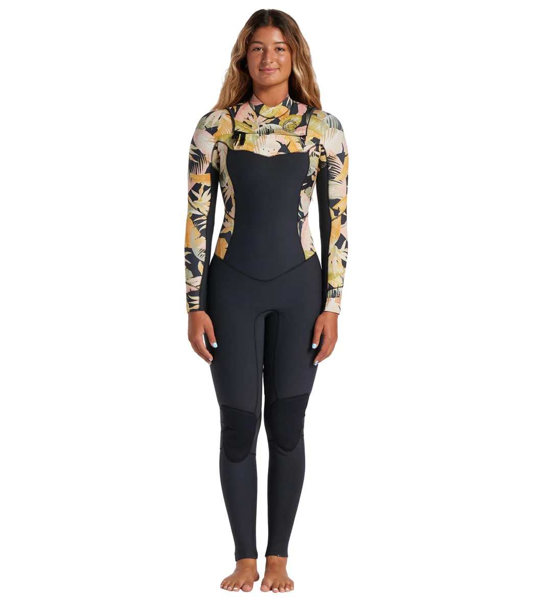 Billabong Women's 3/2mm Salty Dayz Chest Zip Fullsuit Wetsuit - Image 6
