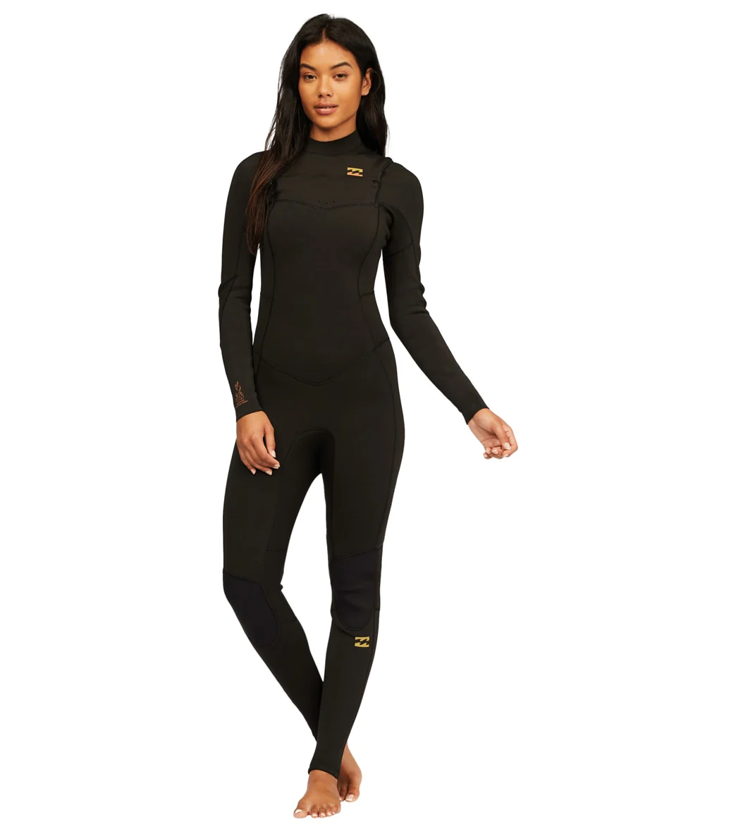 Billabong Women's 3/2mm Synergy Chest Zip Long Sleeve Full Wetsuit - Image 8