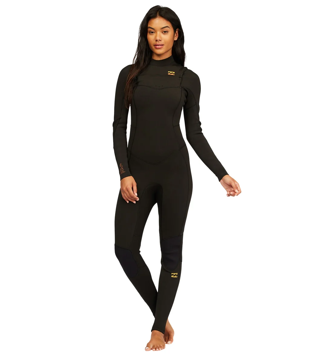 Billabong Women's 3/2mm Synergy Chest Zip Long Sleeve Full Wetsuit - Image 9