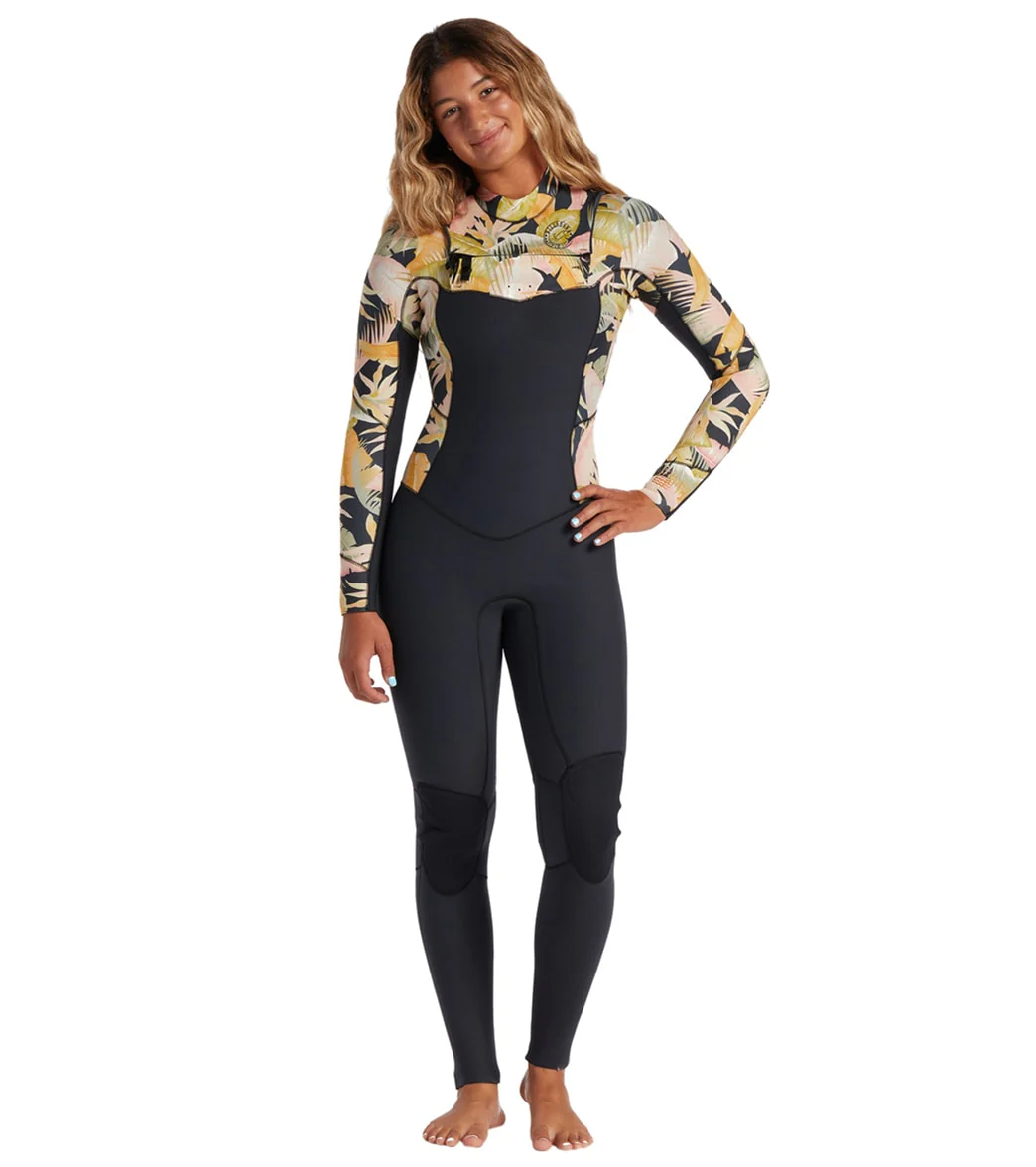 Billabong Women's 4/3mm Salty Dayz Chest Zip Fullsuit Wetsuit - Image 6