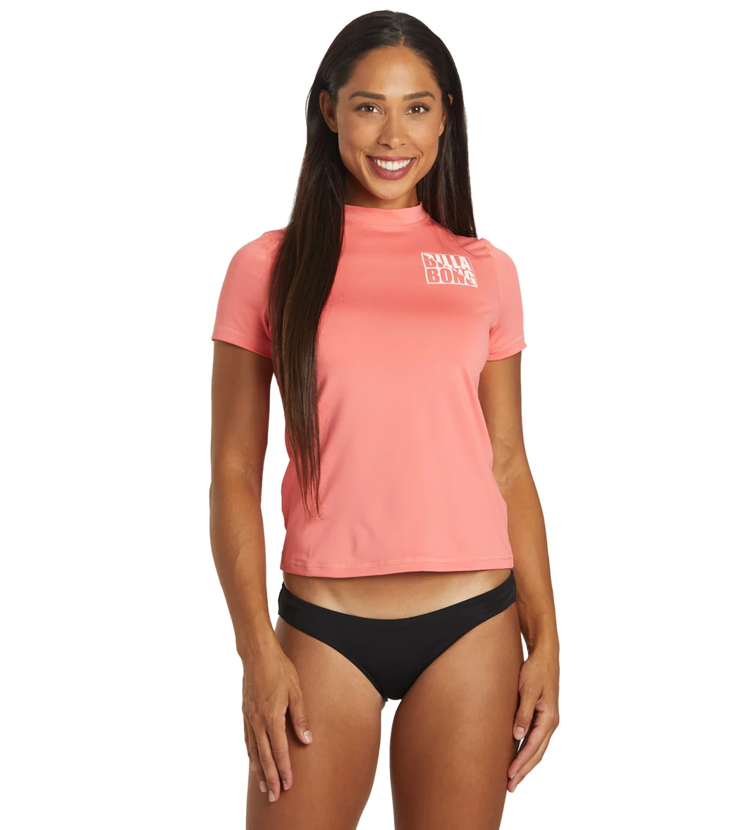 Billabong Women's Core Loose Fit Short Sleeve UPF 50 Surf Shirt - Image 6