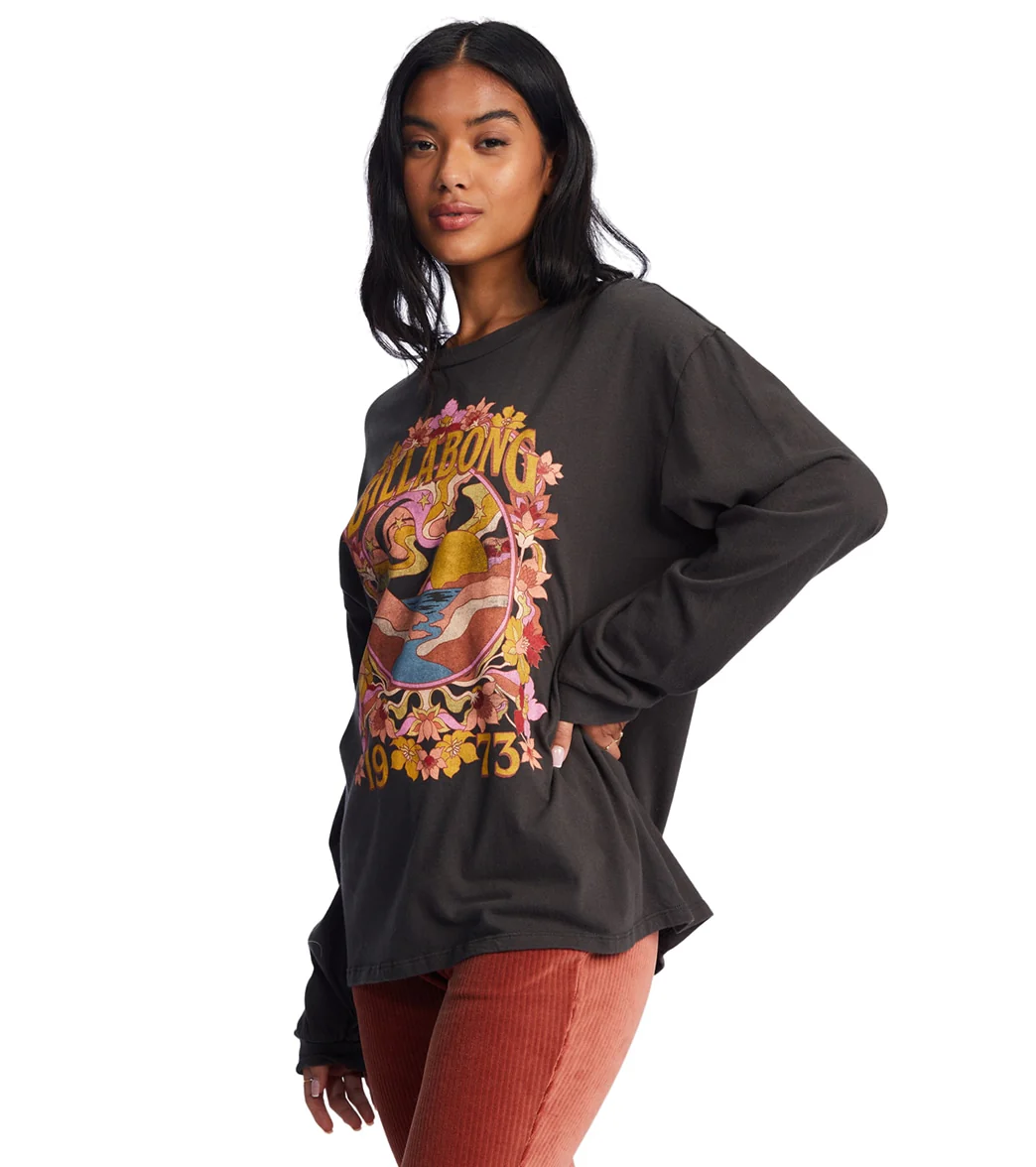 Billabong Women's Flower Child Long Sleeve Tee - Image 2