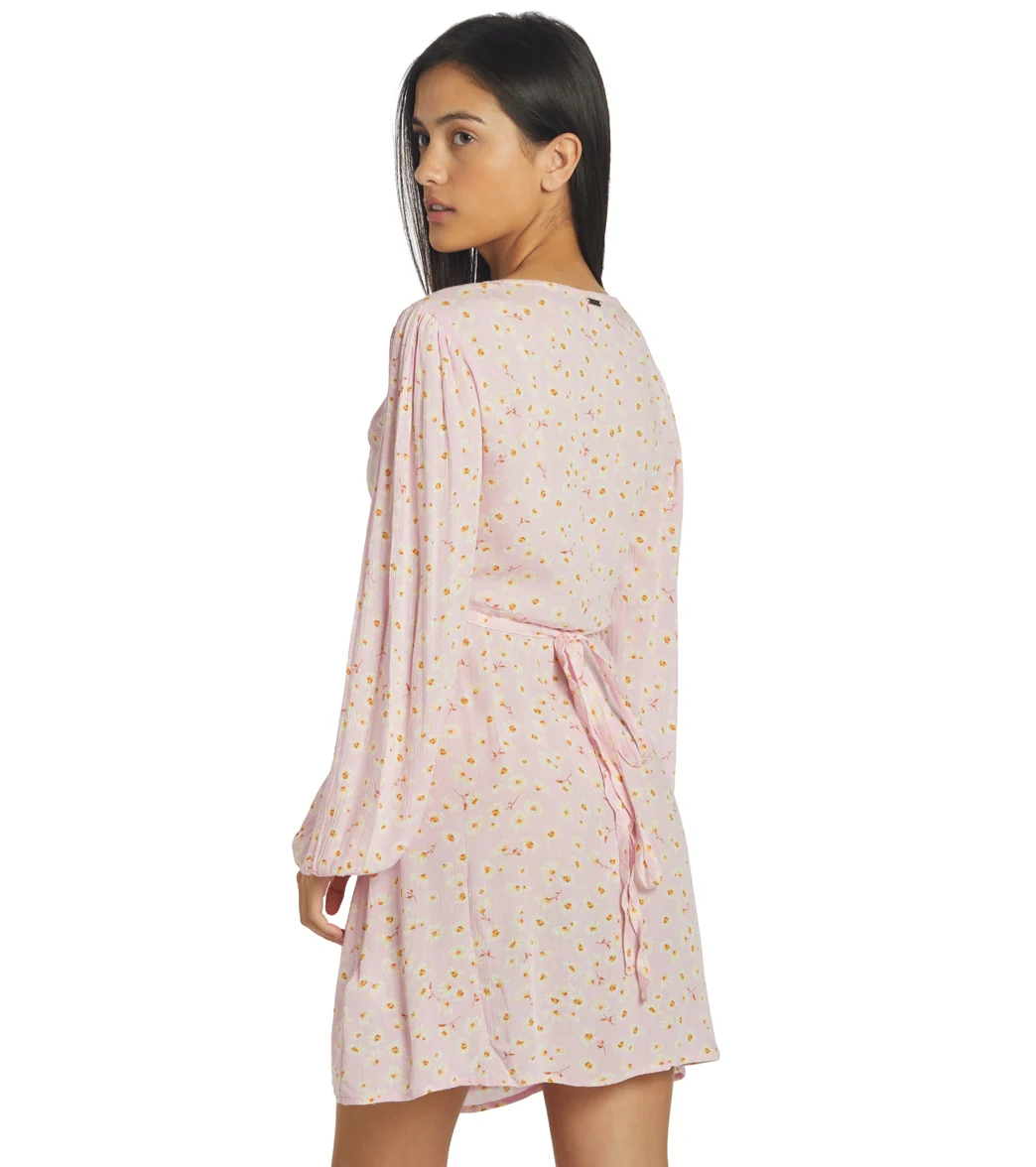 Billabong Women's Spring Romance Mini Wrap Dress - Image 3