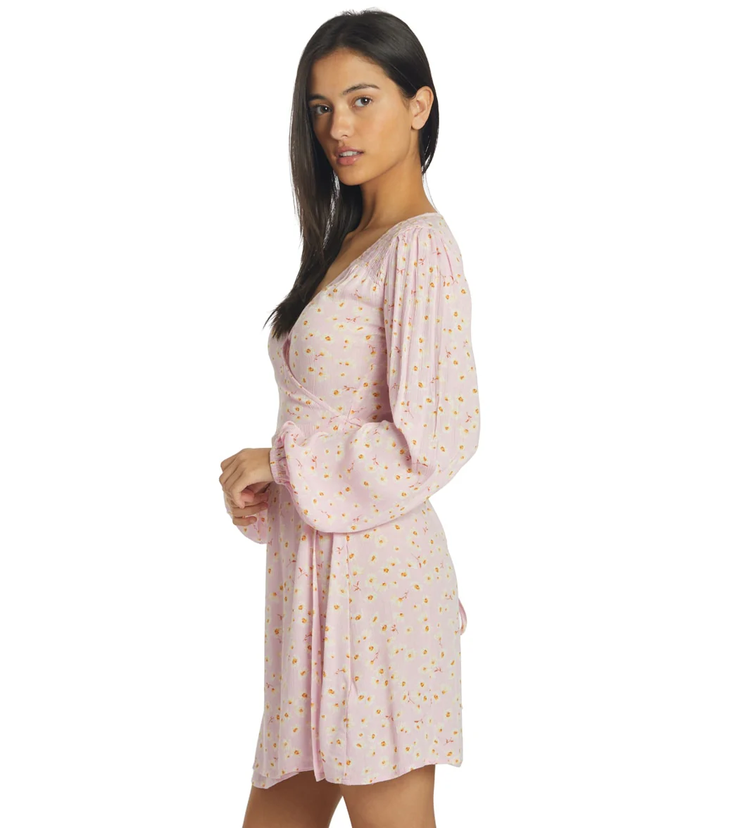 Billabong Women's Spring Romance Mini Wrap Dress - Image 5
