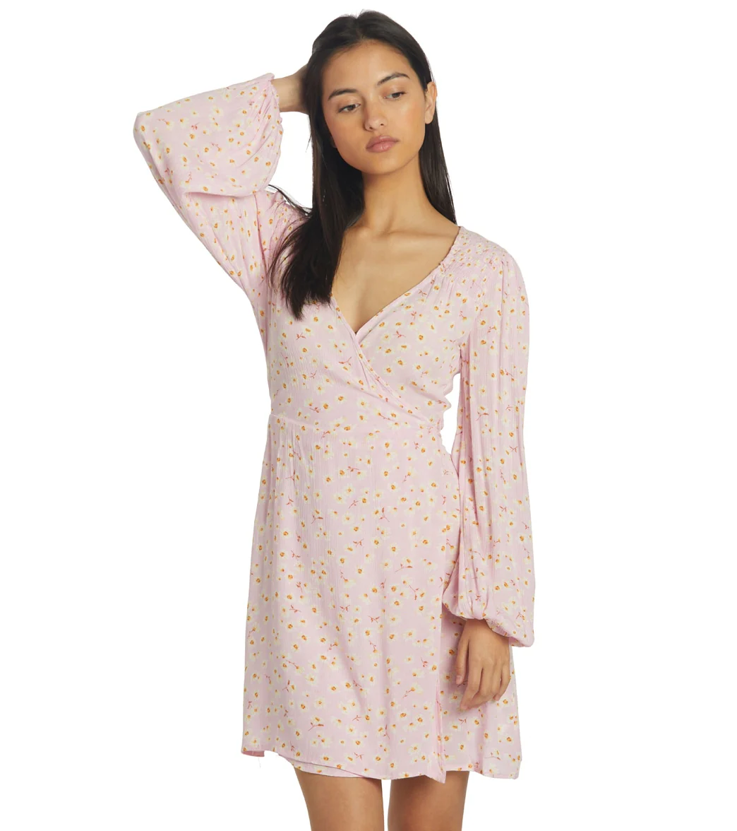 Billabong Women's Spring Romance Mini Wrap Dress - Image 8