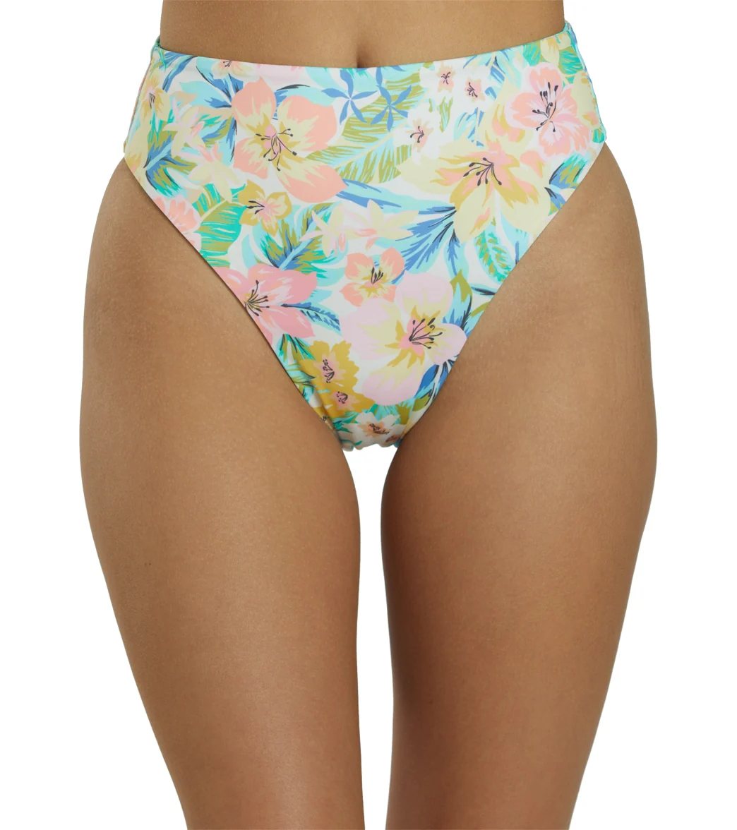 Billabong Women's Sweet Tropics Reversible Rise Bikini Bottom - Image 4