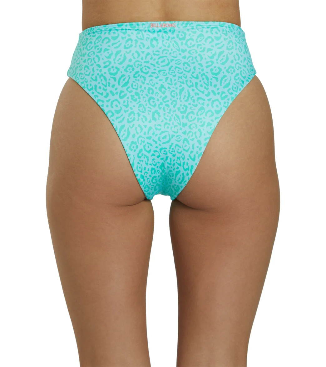 Billabong Women's Sweet Tropics Reversible Rise Bikini Bottom - Image 5