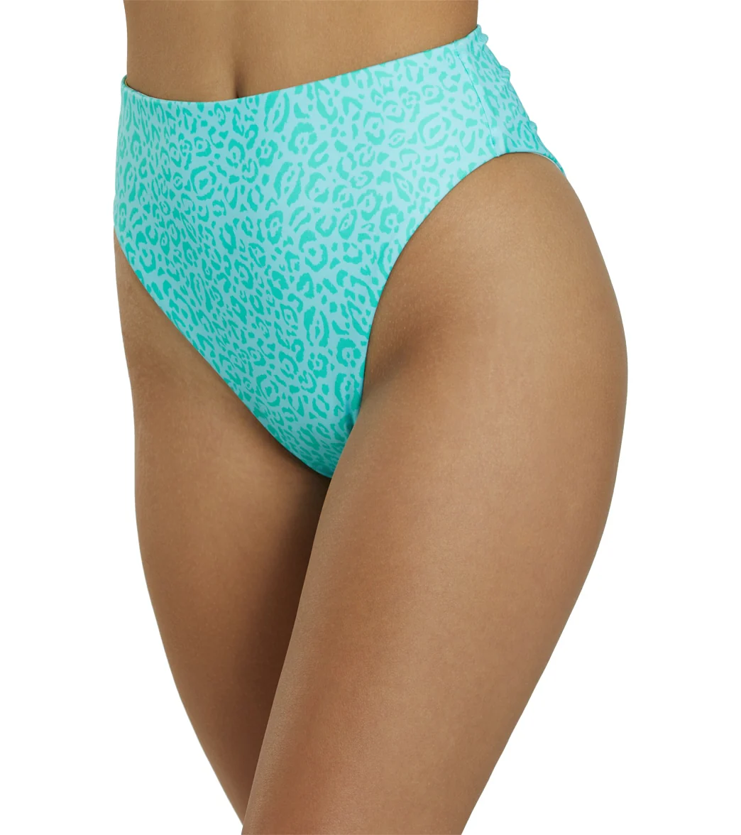 Billabong Women's Sweet Tropics Reversible Rise Bikini Bottom - Image 8
