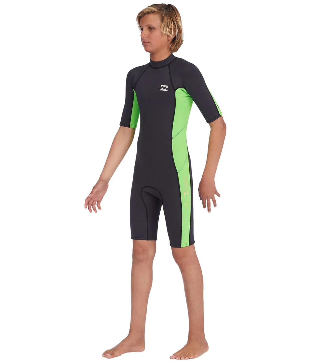 Billabong Youth 2mm Absolute Short Sleeve Springuit Wetsuit - Image 7