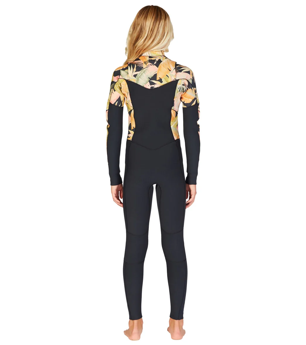 Billabong Youth 4/3mm Salty Dayz Chest Zip Fullsuit Wetsuit - Image 3