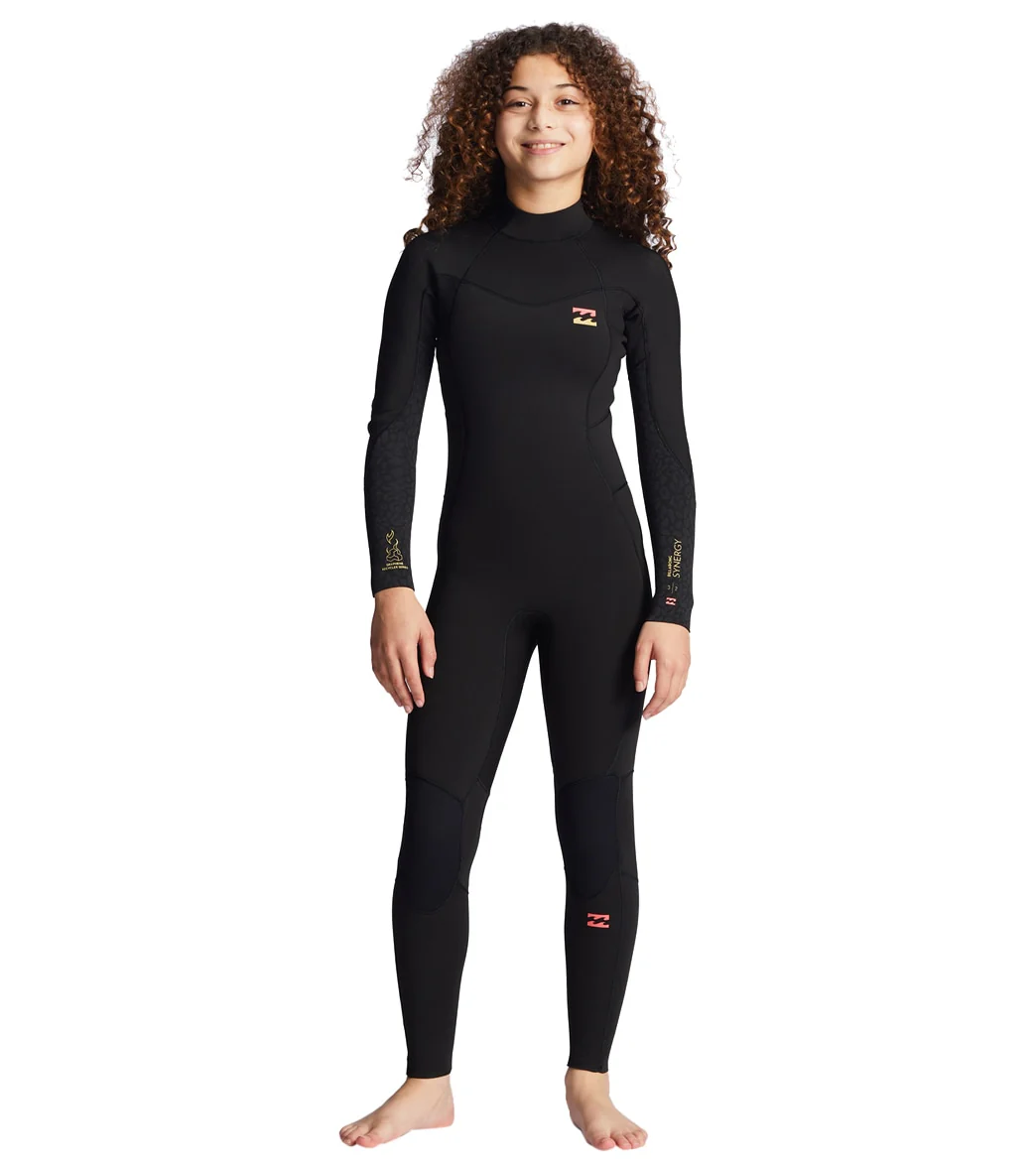 Billabong Youth 4/3mm Synergy GBS Back Zip Fullsuit Wetsuit