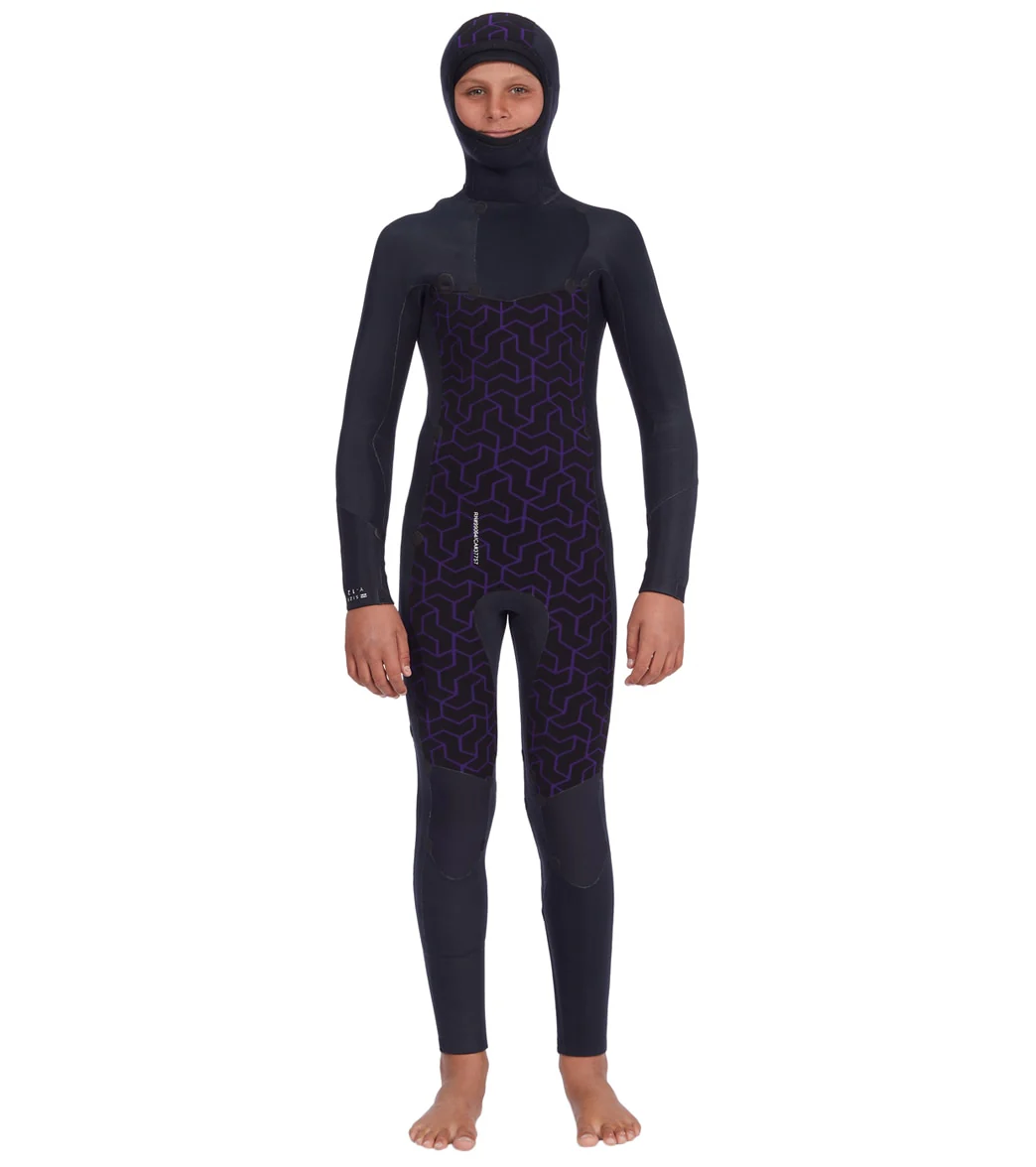 Billabong Youth 5/4mm Absolute Chest Zip Hooded Fullsuit Wetsuit - Image 7