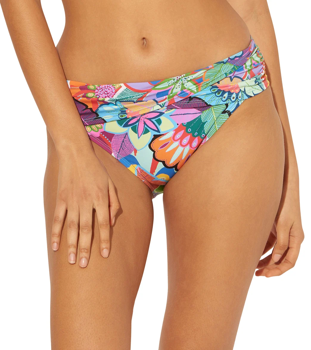 BLEU Rod Beattie Women's Make It Pop Sarong Hipster Bikini Bottom - Image 4