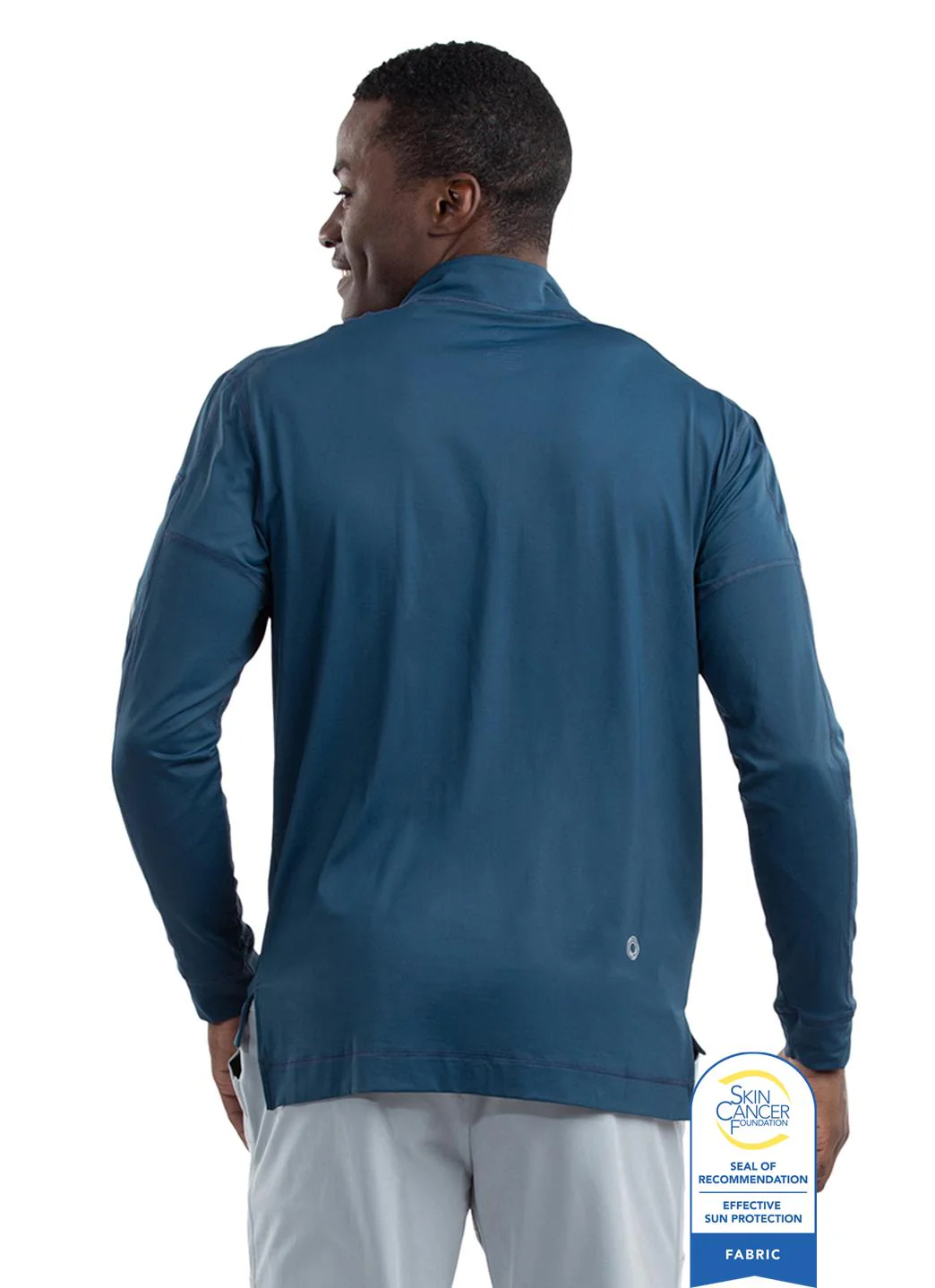Bloq UV Men's Mock 1/4 Zip UPF 50 Pull Over - Image 15