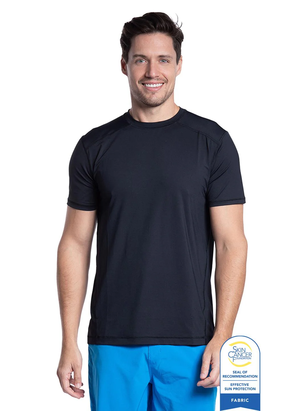 Bloq UV Men's Short Sleeve Crew UPF 50 Swim Shirt - Image 12