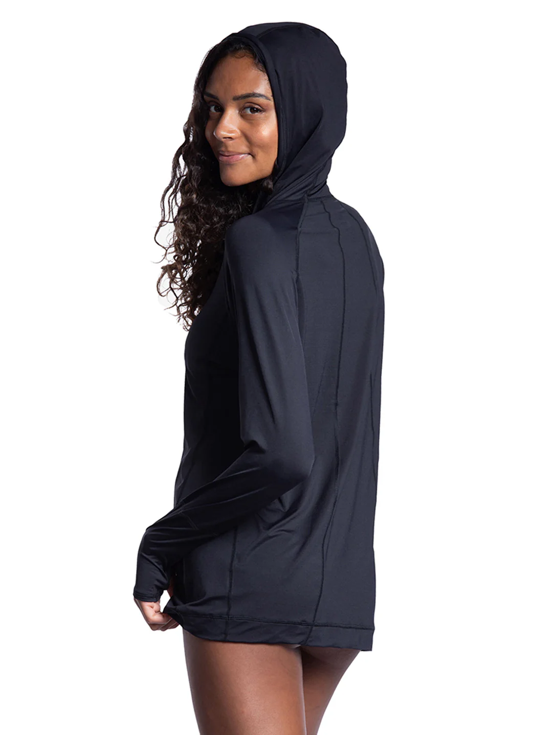 Bloq UV Unisex UPF 50 Pullover Hooded Swim Shirt - Image 16