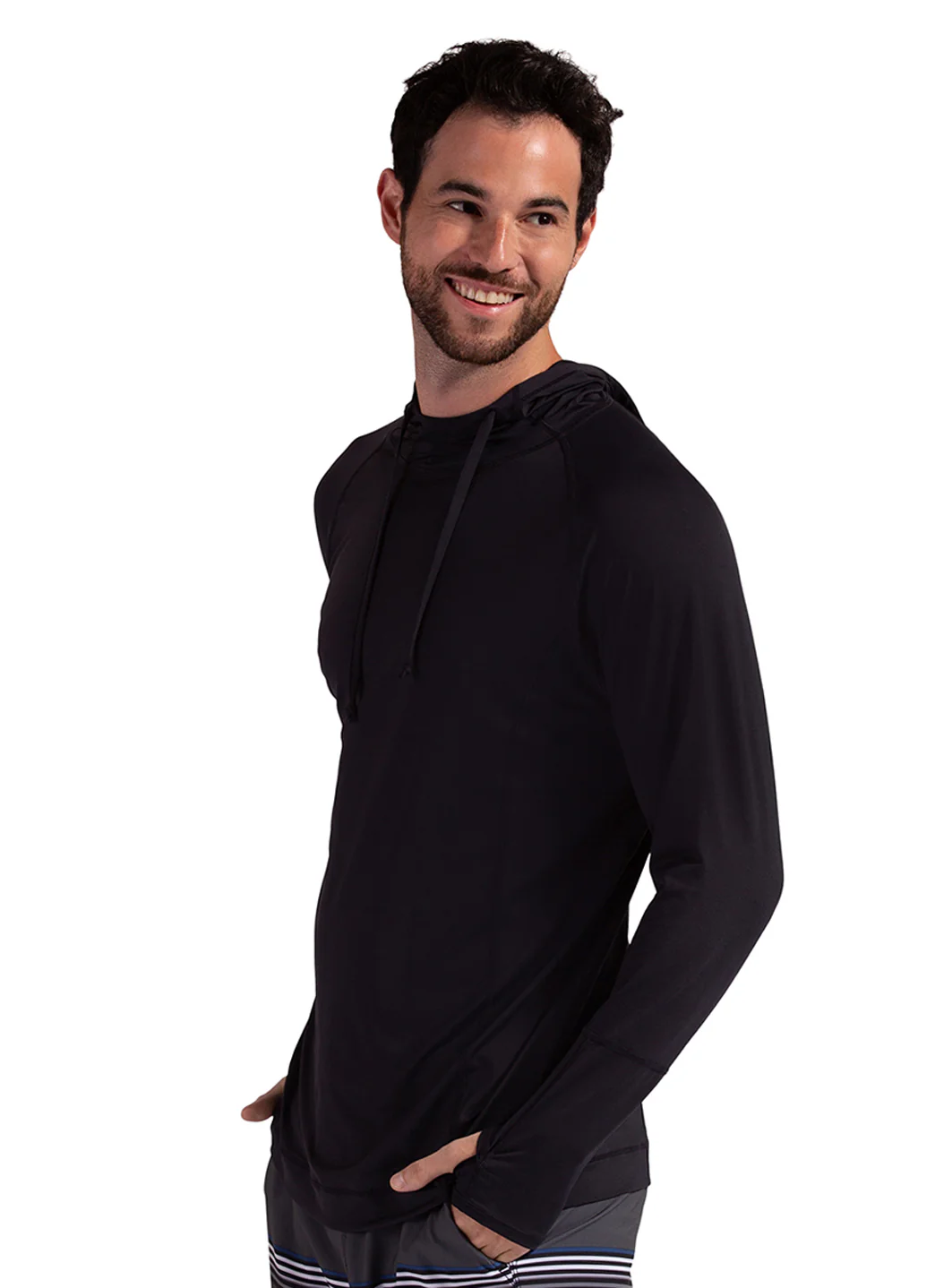 Bloq UV Unisex UPF 50 Pullover Hooded Swim Shirt - Image 17