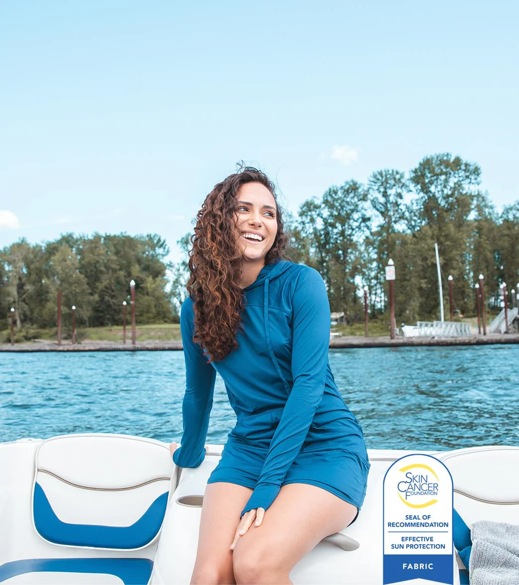 Bloq UV Women's Hooded Long Sleeve UPF 50 Sun Dress - Image 18