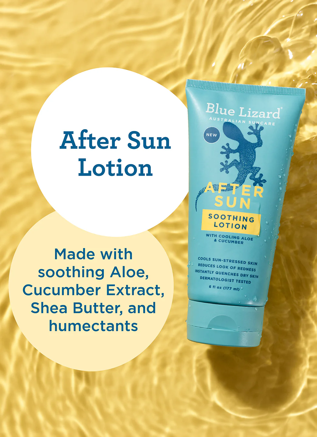 Blue Lizard After Sun Soothing Lotion Tube 6 oz - Image 5
