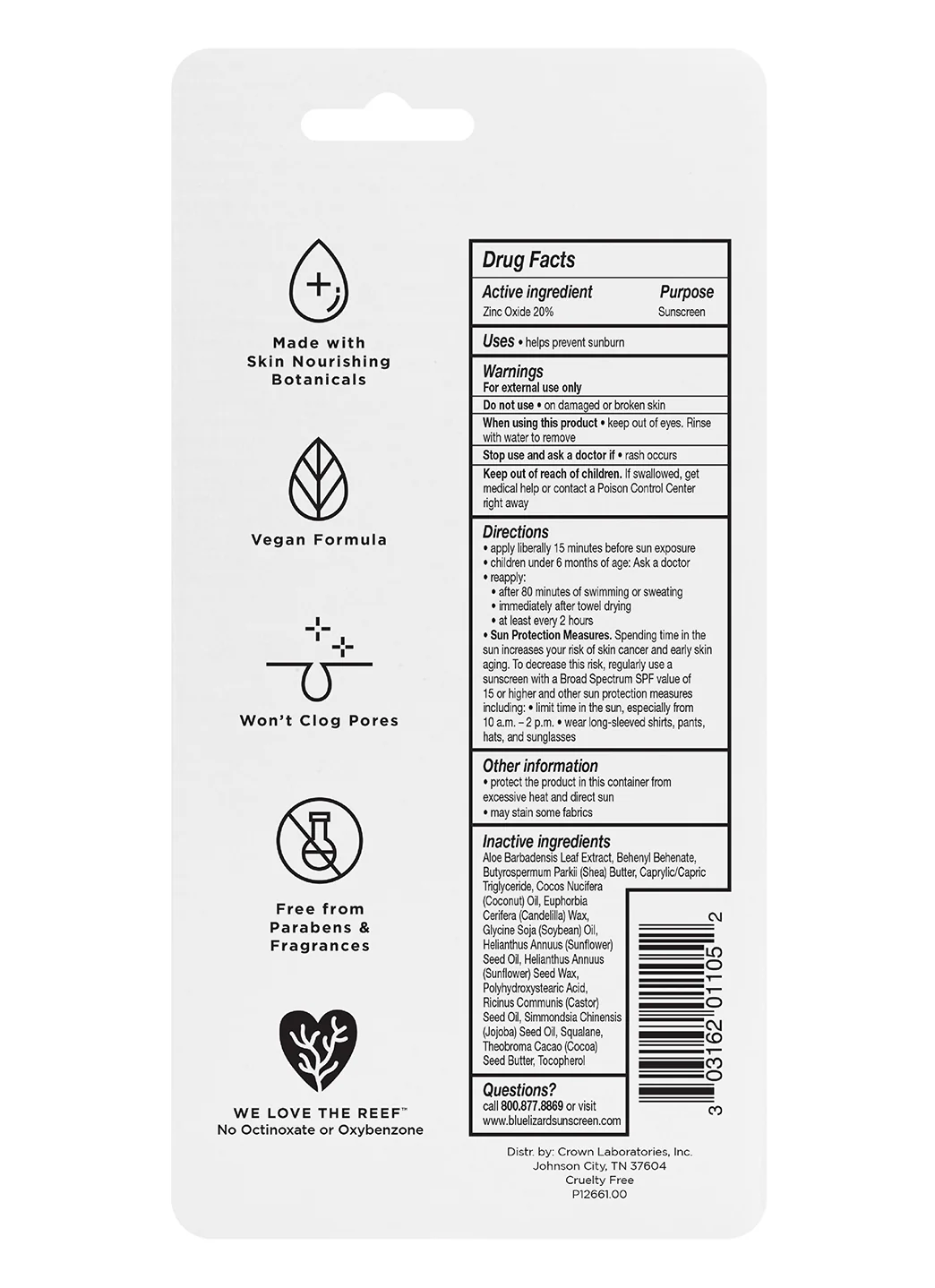Blue Lizard Baby Mineral SPF 50 Sunscreen Stick 0.5 oz - Image 3