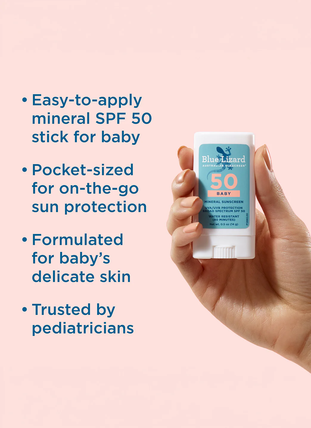 Blue Lizard Baby Mineral SPF 50 Sunscreen Stick 0.5 oz - Image 6