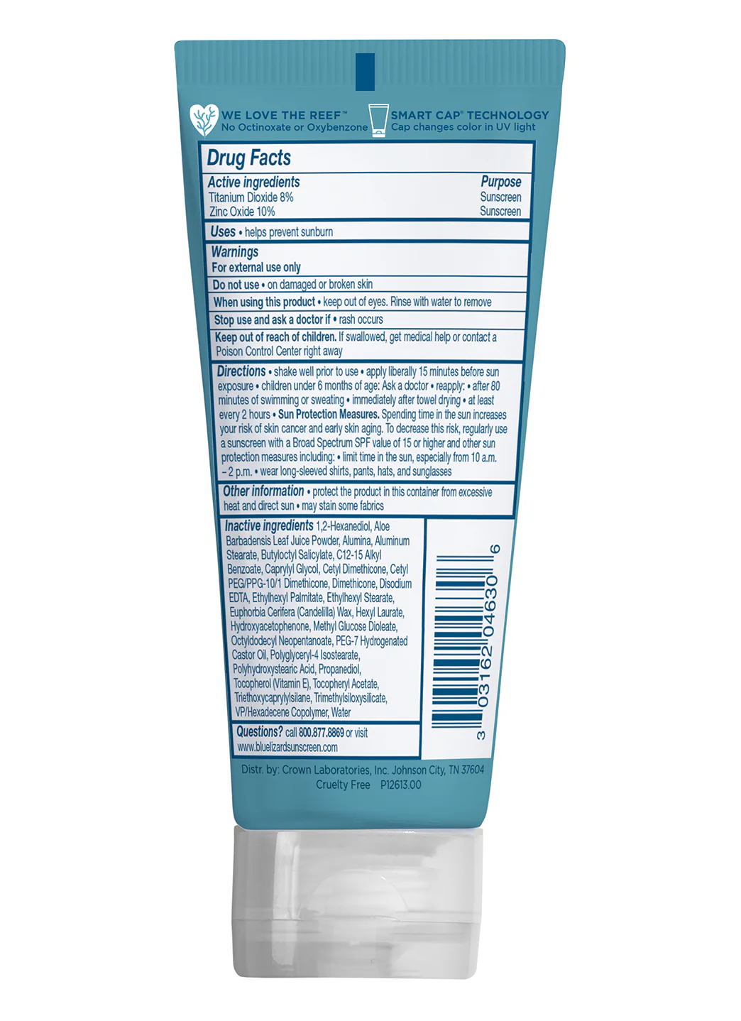 Blue Lizard Sensitive Mineral SPF 50 Sunscreen Lotion Tube 3 oz - Image 2