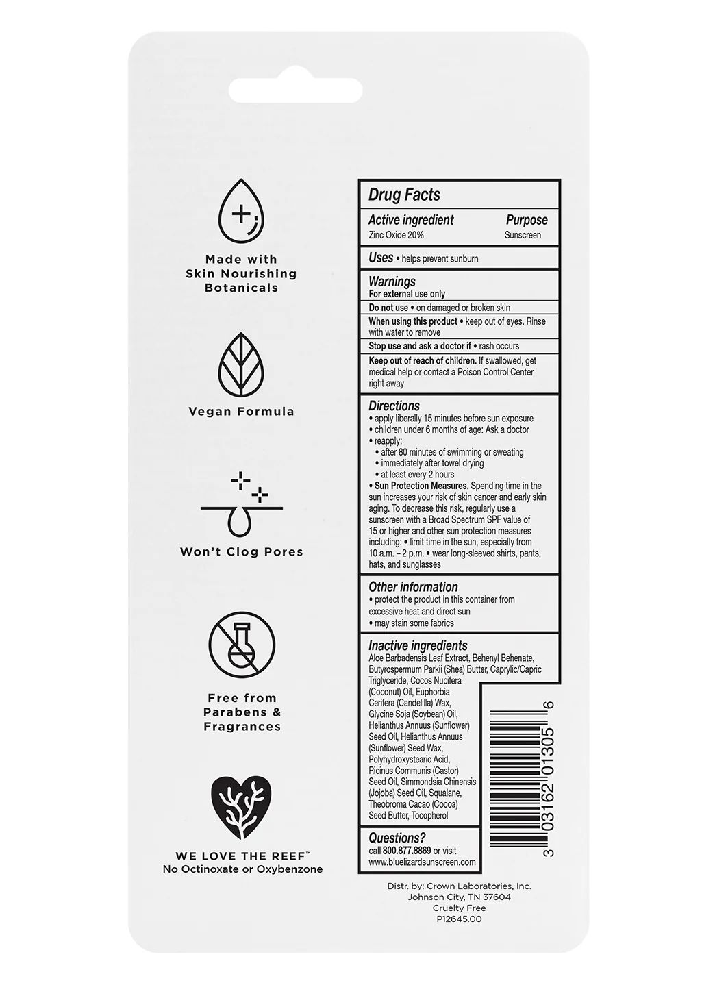 Blue Lizard Sensitive Mineral SPF 50 Sunscreen Stick 0.5 oz - Image 3