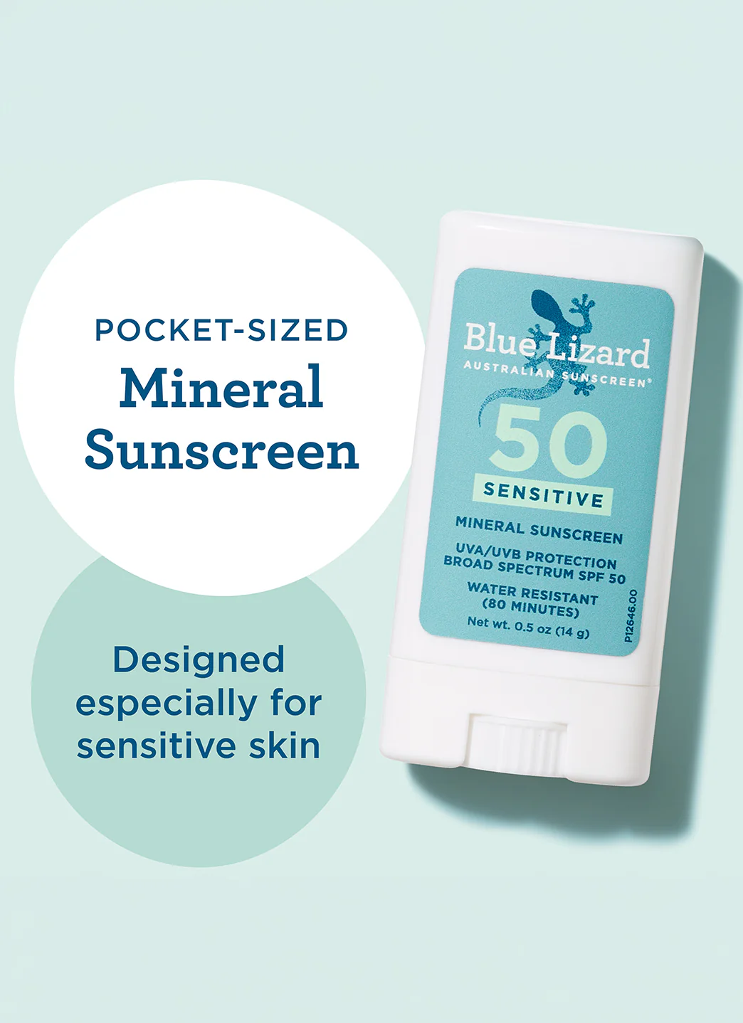 Blue Lizard Sensitive Mineral SPF 50 Sunscreen Stick 0.5 oz - Image 4