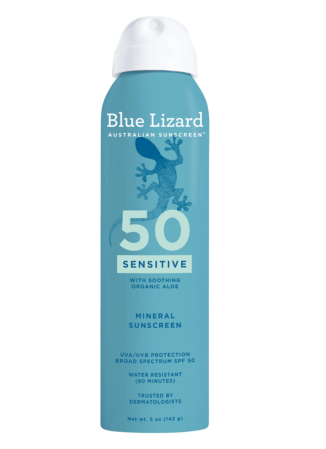 Blue Lizard Sensitive Mineral SPF50 Sunscreen Spray 5 oz