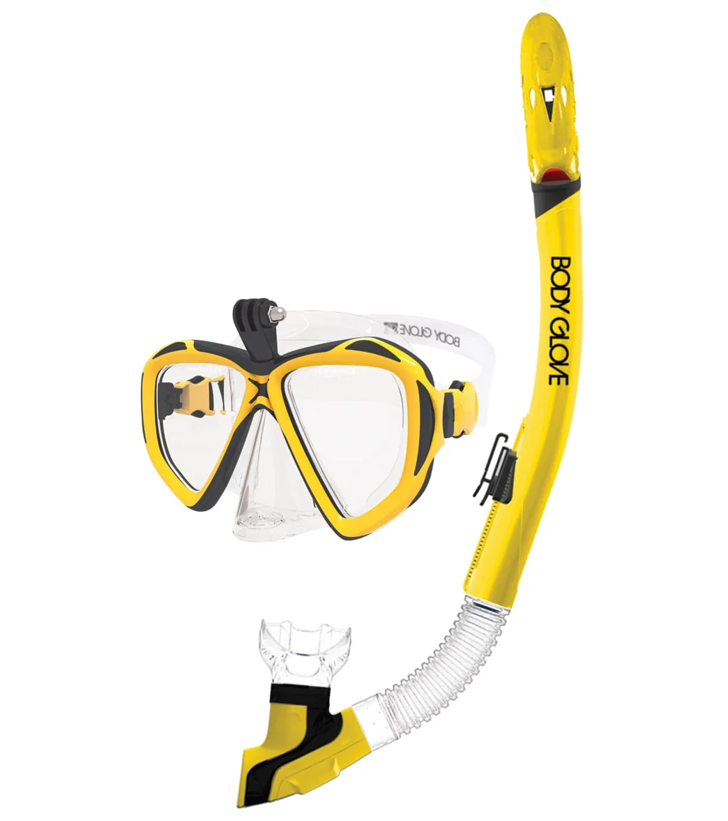 Body Glove Adult Passage Mask and Snorkel Combo (Gopro) - Image 3
