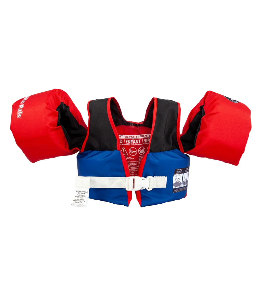 Body Glove Kids' Paddle Pals Ahoy USCG Swim Vest - Image 6