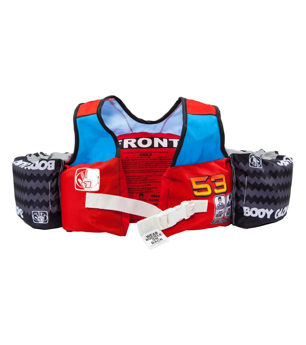Body Glove Kids' Paddle Pals Motion Car USCG Swim Vest - Image 2