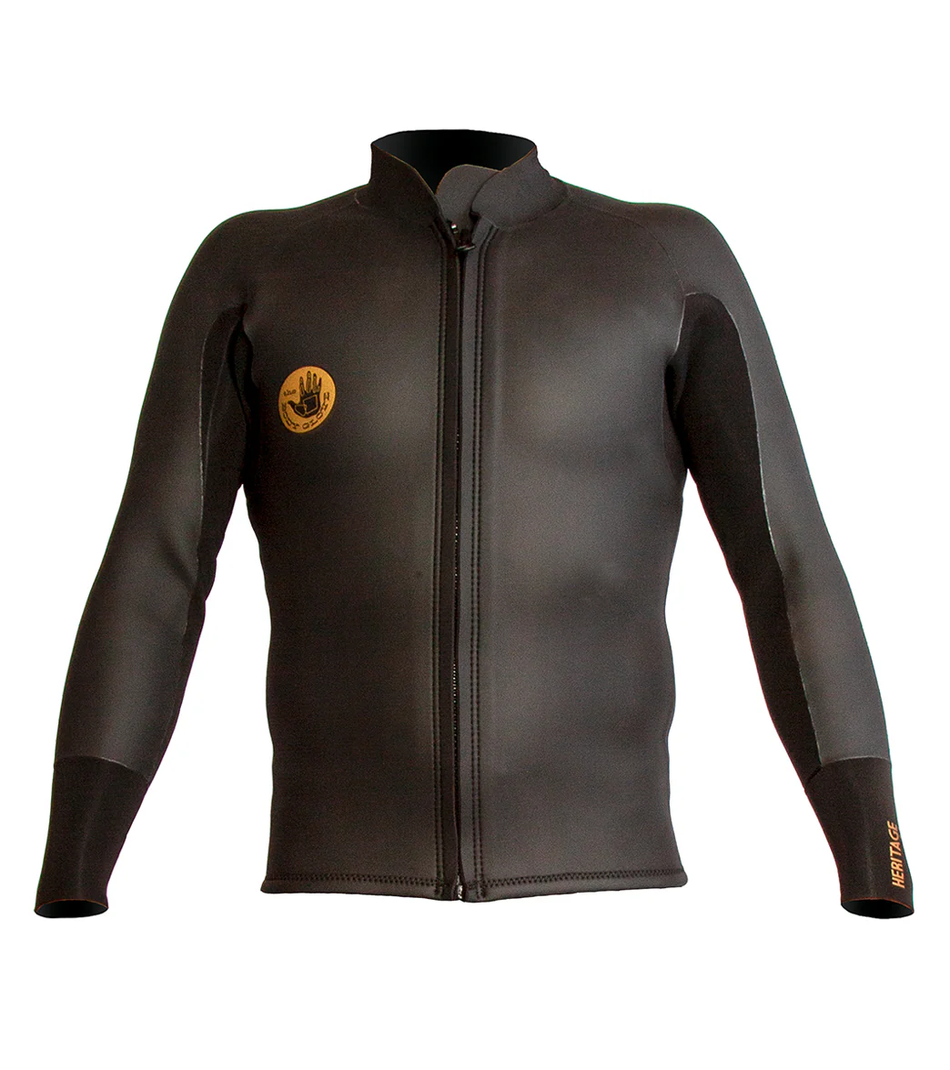 Body Glove Men's 2 mm Heritage Front Zip Wetsuit Jacket - Image 4