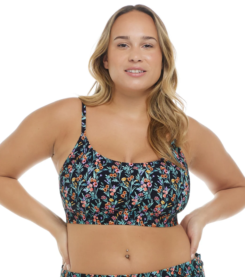 Body Glove Women's Abloom Aro Crop Bikini Top
