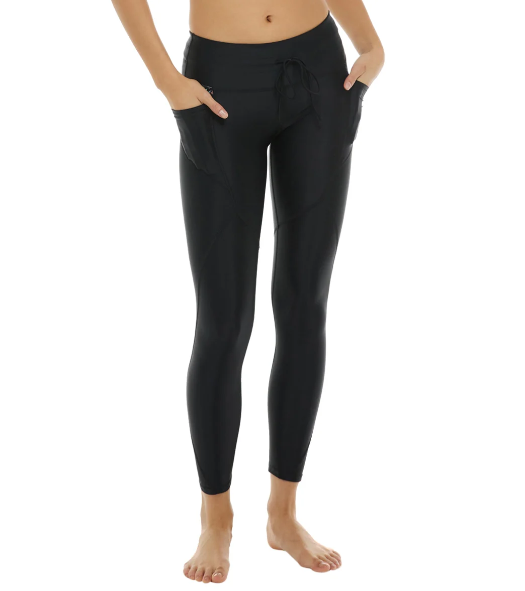 Body Glove Women's Abloom Hegemone UPF 50 Rash Guard Legging - Image 7