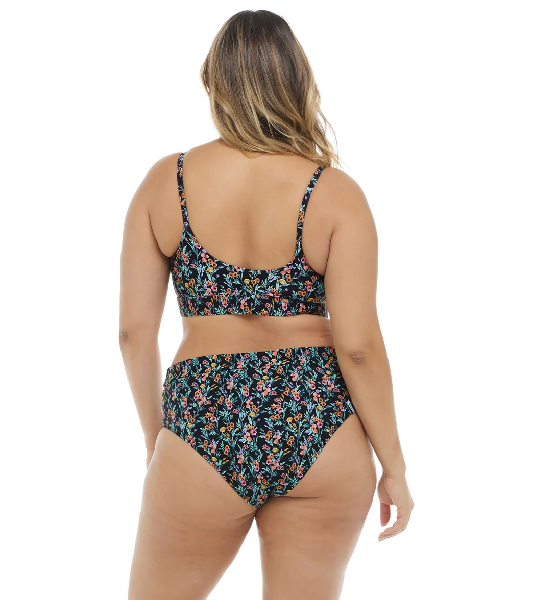 Body Glove Women's Abloom Marlee High Waisted Bikini Bottom - Image 3