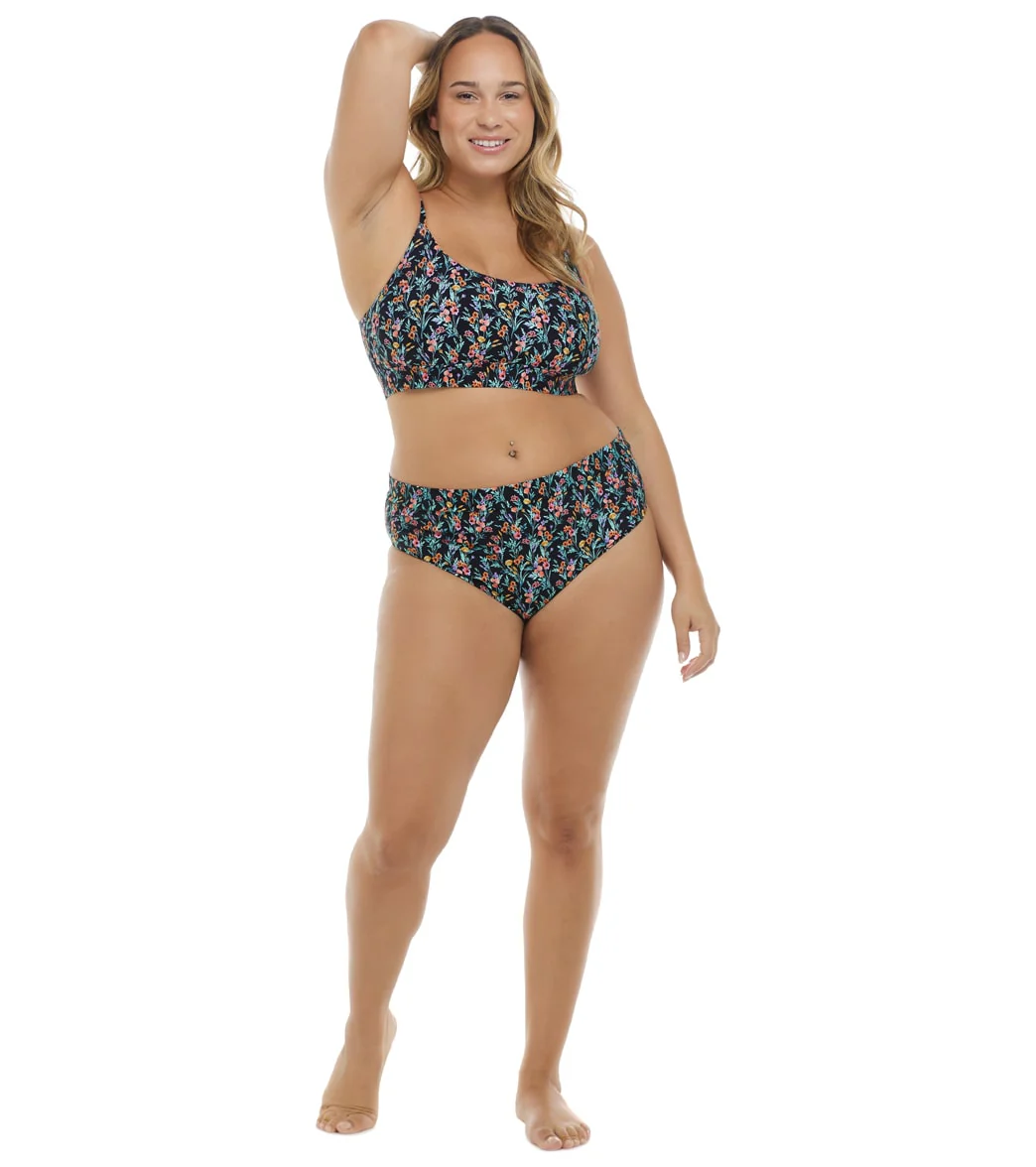Body Glove Women's Abloom Marlee High Waisted Bikini Bottom - Image 4