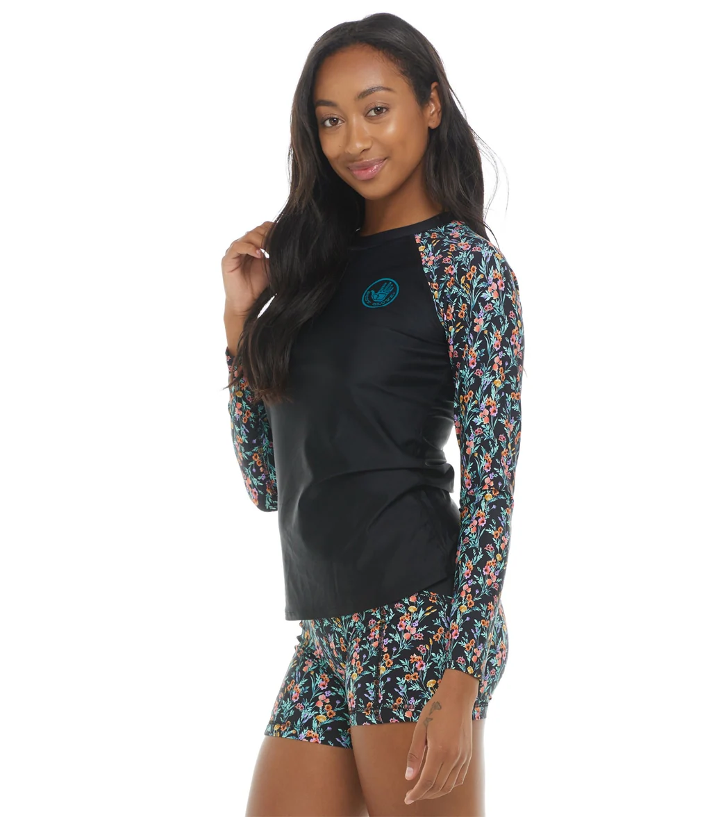 Body Glove Women's Abloom Sleek Long Sleeve UPF 50 Rash Guard - Image 2