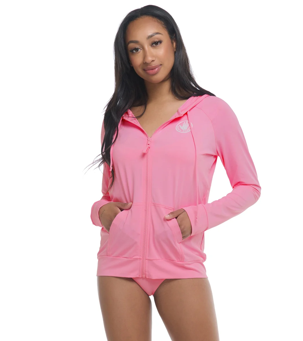 Body Glove Women's Adeline Long Sleeve Hoodie UPF 50 Rash Guard - Image 13