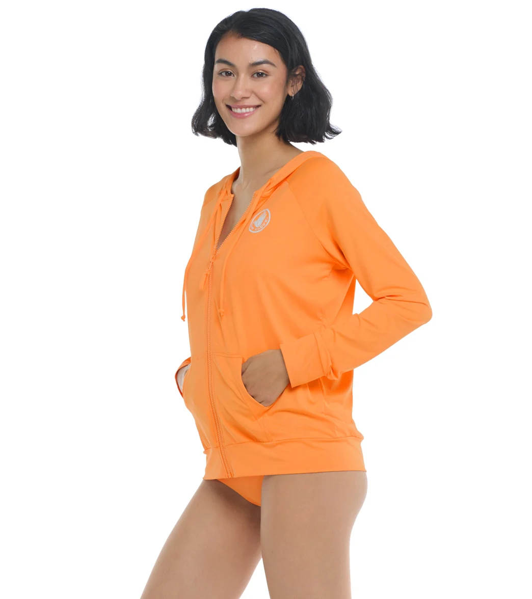 Body Glove Women's Adeline Long Sleeve Hoodie UPF 50 Rash Guard - Image 8