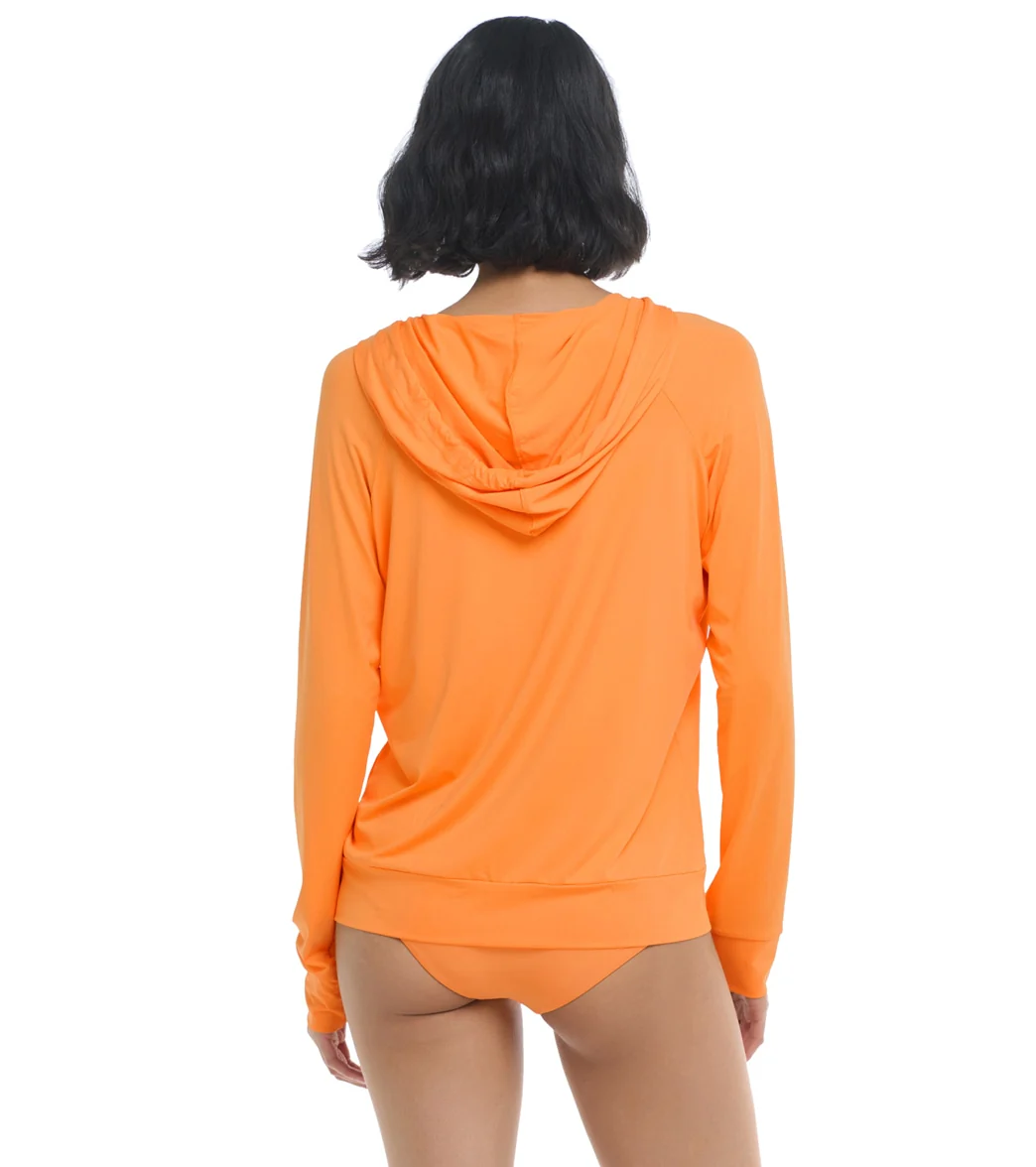 Body Glove Women's Adeline Long Sleeve Hoodie UPF 50 Rash Guard Jacket - Image 15