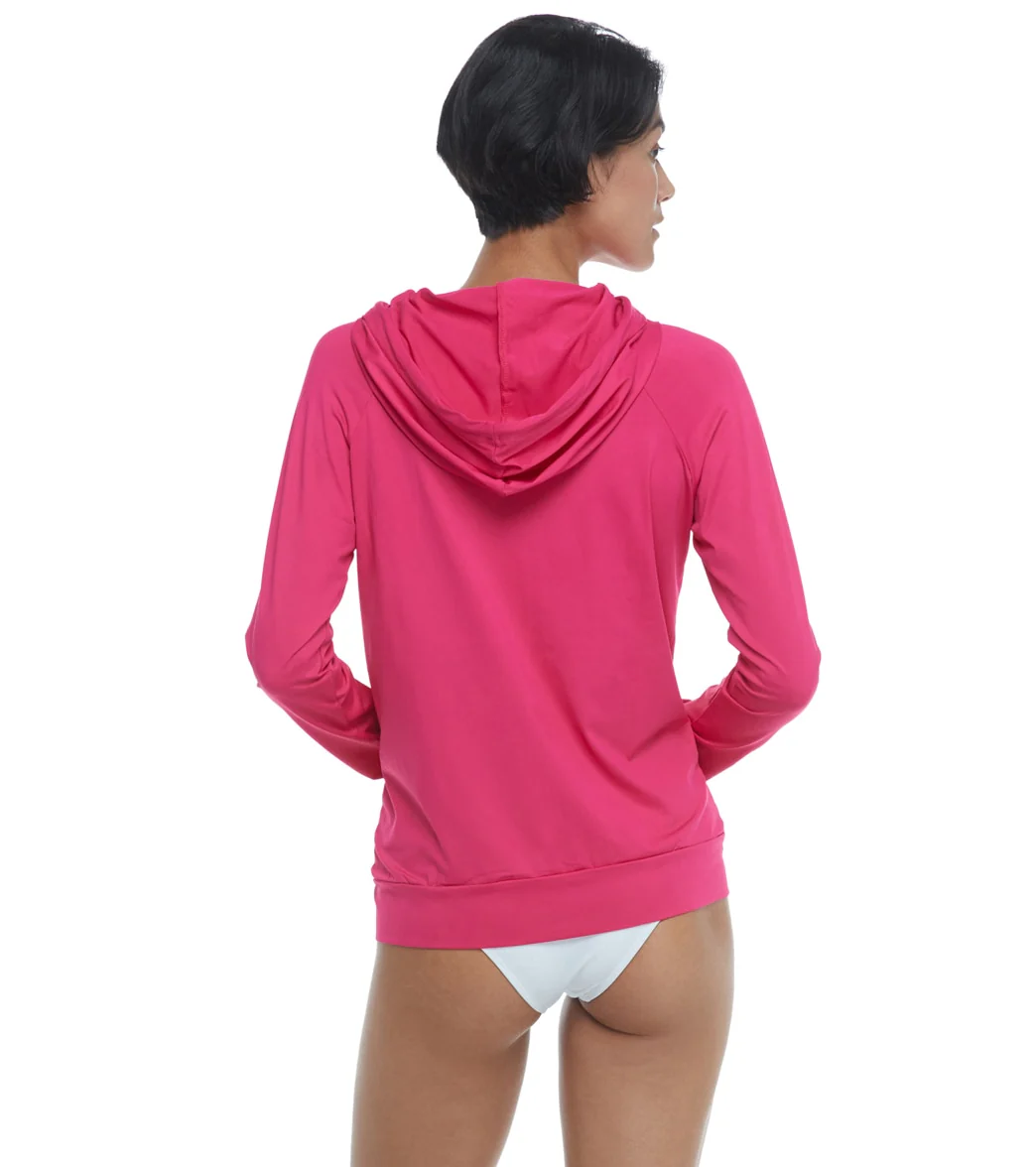 Body Glove Women's Adeline Long Sleeve Hoodie UPF 50 Rash Guard Jacket - Image 51