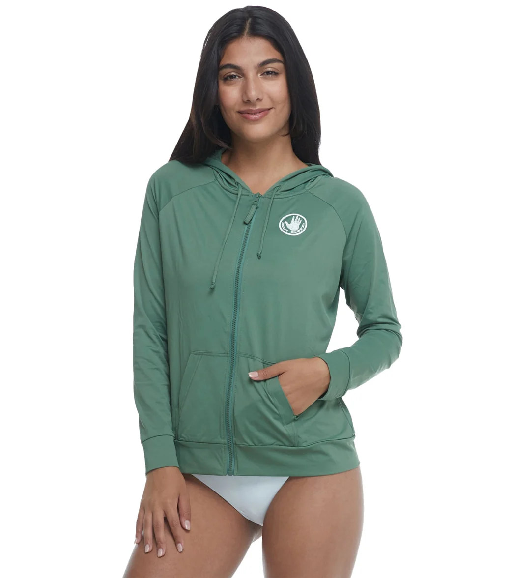 Body Glove Women's Adeline Long Sleeve Hoodie UPF 50 Rash Guard Jacket - Image 74