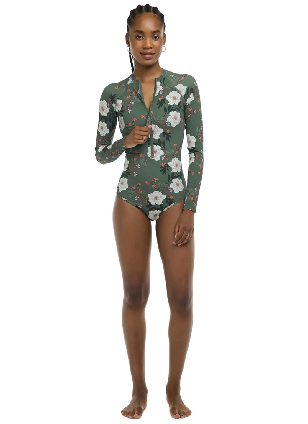 Body Glove Women's Aurora Chanel Long Sleeve One Piece Swimsuit - Image 6