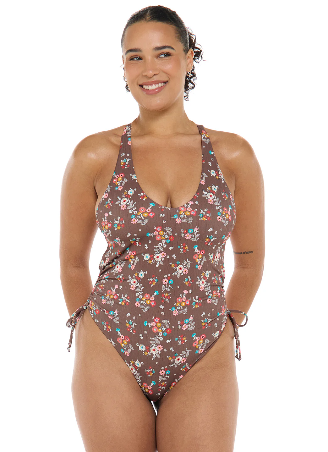Body Glove Women's Belle Missy V Neck One Piece Swimsuit - Image 2