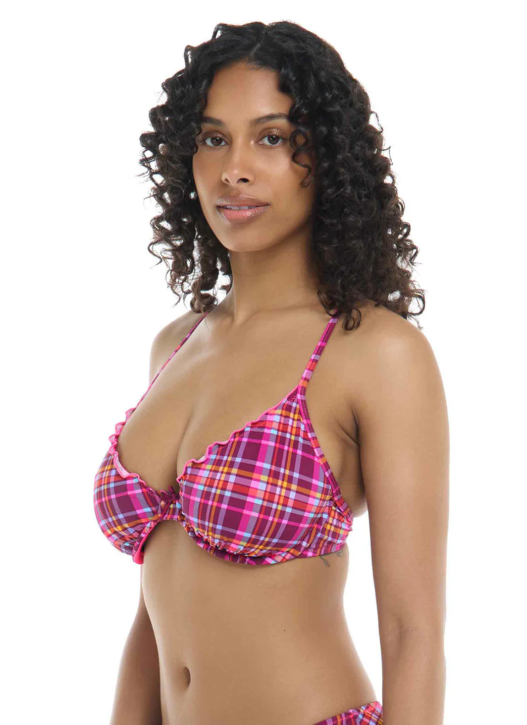 Body Glove Women's Bonnie Solo 2 Way Tie Back Bikini Top (D-F Cup) - Image 4