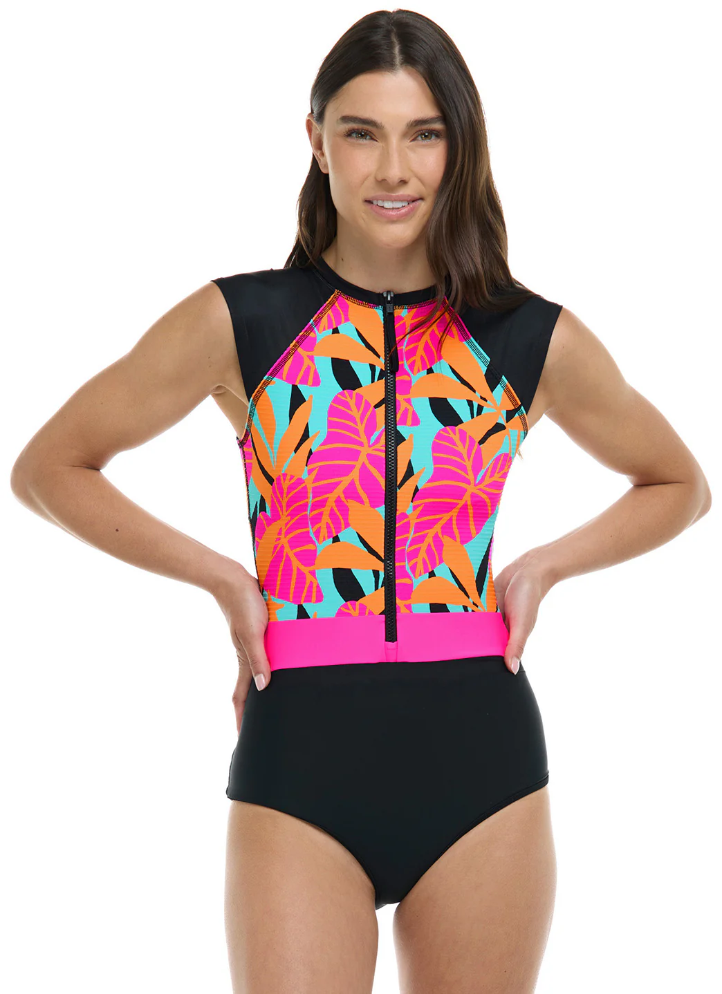 Body Glove Women's Canopy Stand Up Short Sleeve One Piece Paddle Suit - Image 12