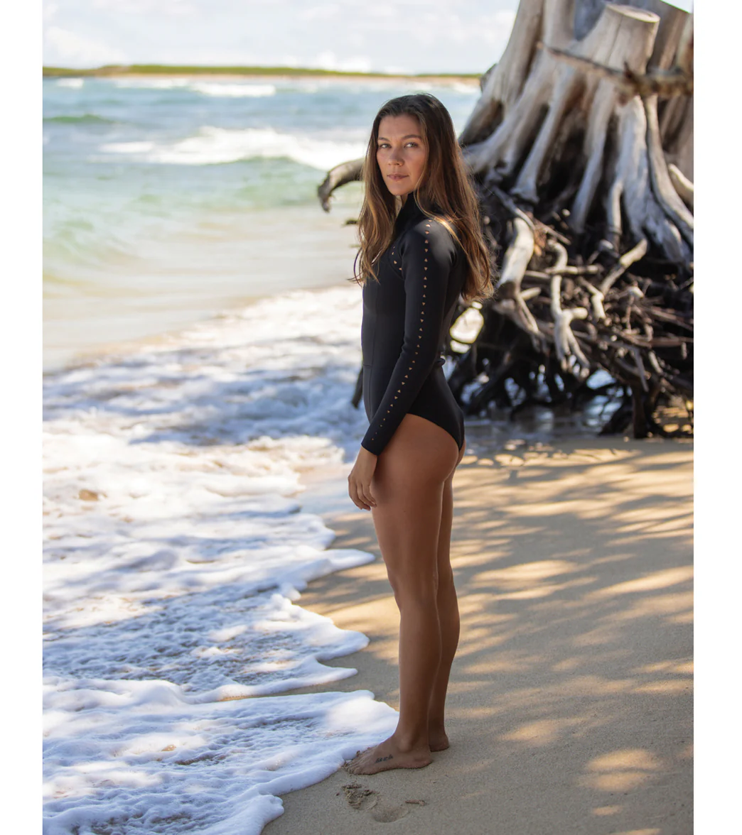 Body Glove Women's Constellation Langley Long Sleeve One Piece Swimsuit - Image 18
