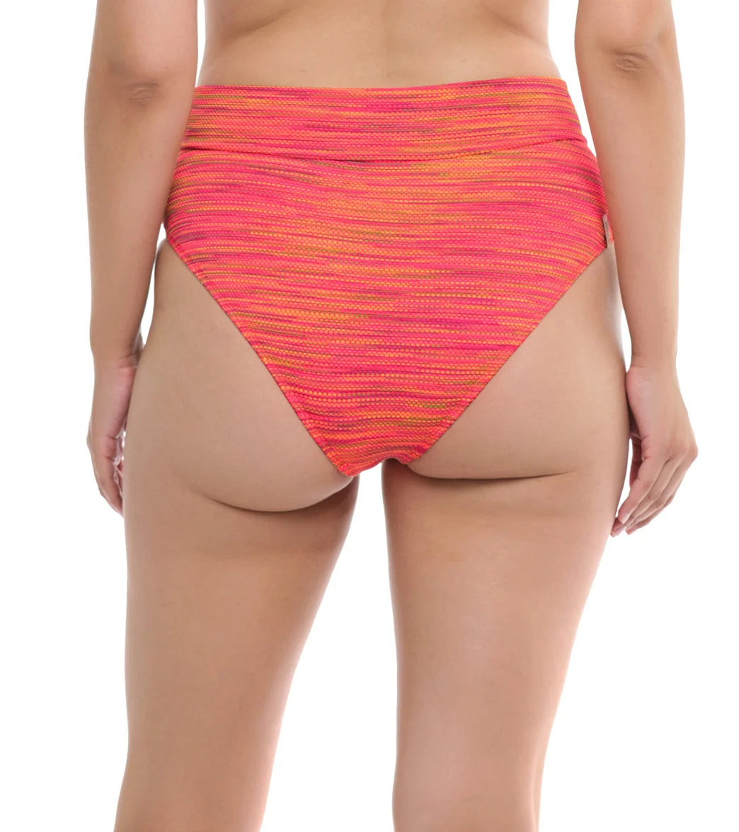 Body Glove Women's Impression Woodstock High Waisted Bikini Bottom - Image 3