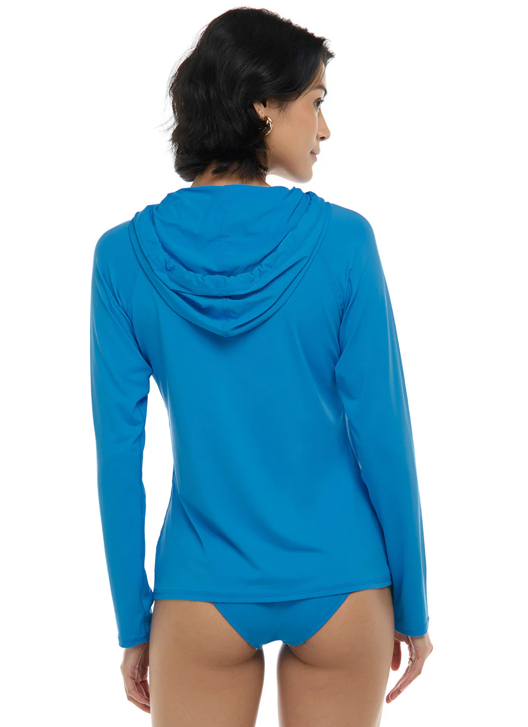 Body Glove Women's Smoothies Barbara Longsleeve UPF 50 Hooded Rash Guard - Image 5